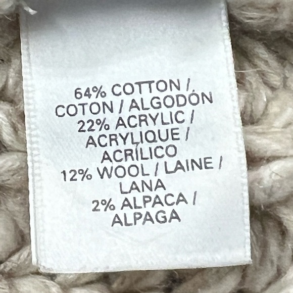 Victoria’s Secret Chunky Oversized Wool Alpaca Blend Colorful Sweater Size M - Picture 6 of 6